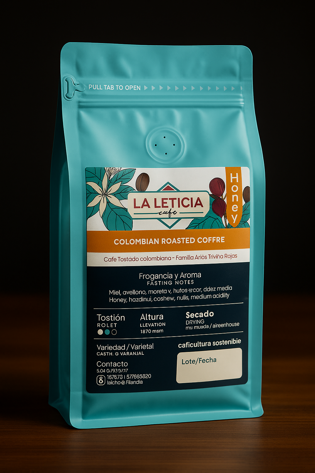 Cafe La Leticia Honey